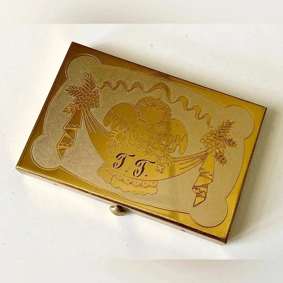 Vintage Collectable Parker Pens “Wadsworth” Compact with Angel and Floral Design - Picture 3 of 9